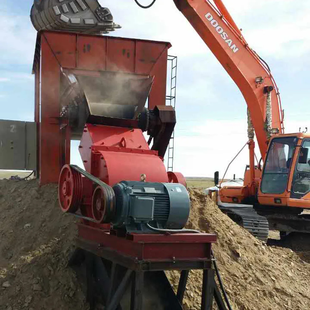 Africa hammer mill 6 beater gold mining crusher stone crusher hammer crusher