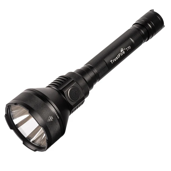  Trustfire T70 1 км Охотничий Тактический светодиодный фонарик перезаряжаемый мощный военный тактический пистолет светодиодные фонарики охотничий фонарь Defensa личный 1000 м