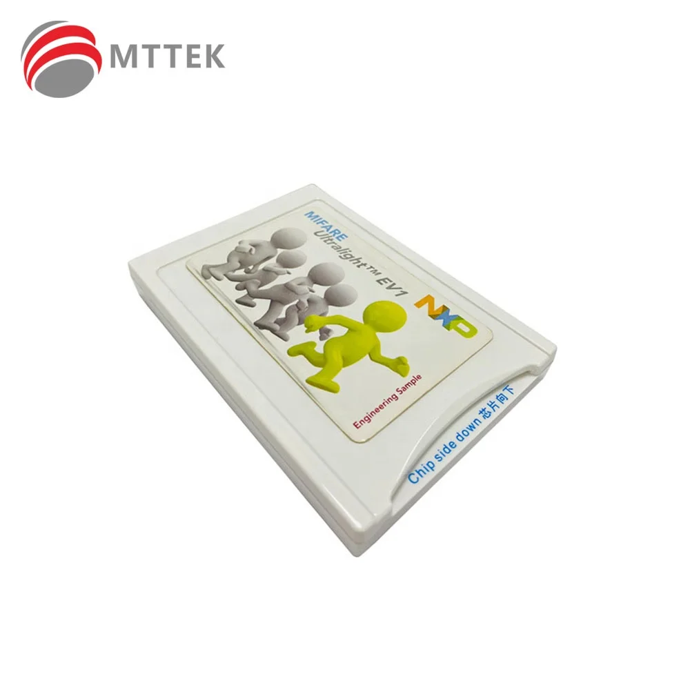 IDENTIV SCM Solution MCR6000 Dual Interface IC Chip NFC Felica Smart Card Reader Writer with 2 SAM