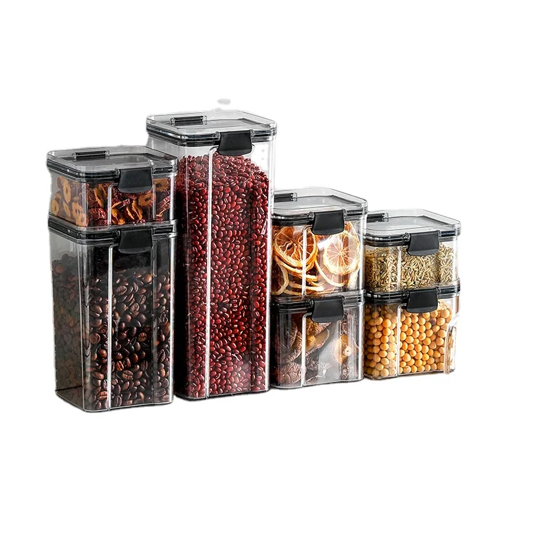 Food Storage Box 2020 top Plastic cereal Dispenser Storage Box Kitchen Food Grain Rice Container