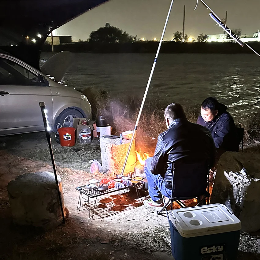 Multifunctional Adjustable Telescopic Aluminum Alloy Hiking Walking Stick Trekking Poles For Hiking Collapsible Self Defense