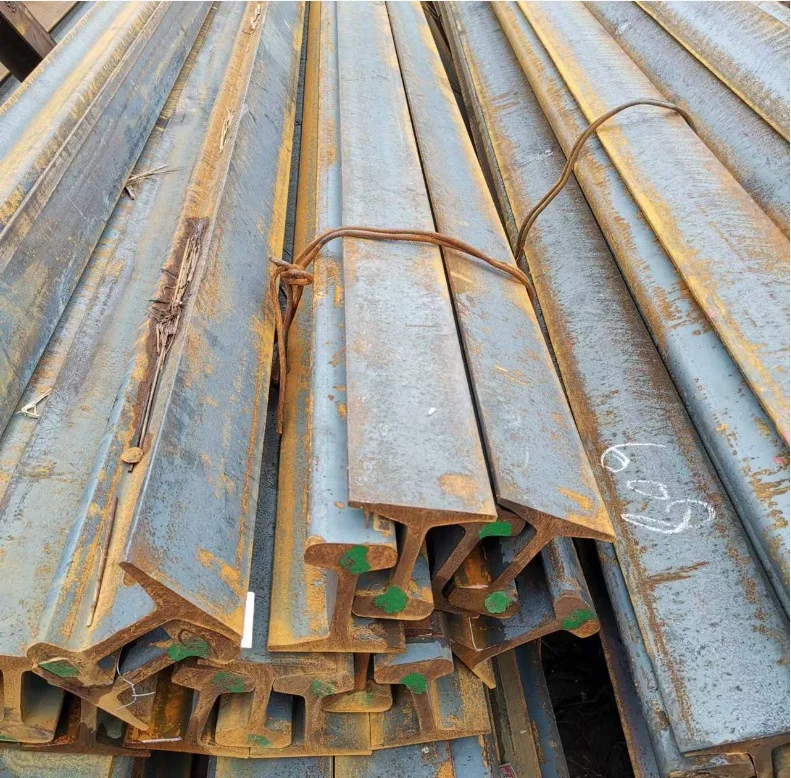 Railing Prices Rails Track 55q Q235 R50 65 Light Heavy Rail Train Hot Rolling Guard Railroad Tubular Steel Guide Rail