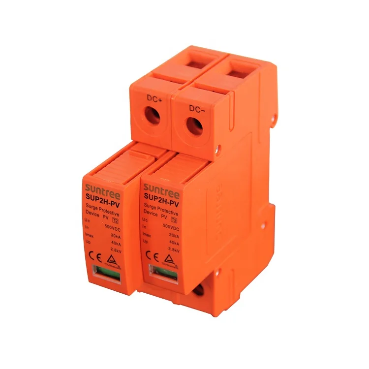  Suntree SUP2-PV 20KA до 40KA DC SPD солнечный PV стабилизатор напряжения с пиковым