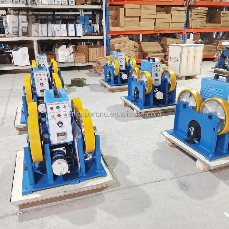 Supercnc 1 Ton Arm Automatic Pipe Roller Rotating Table Welding Rotator