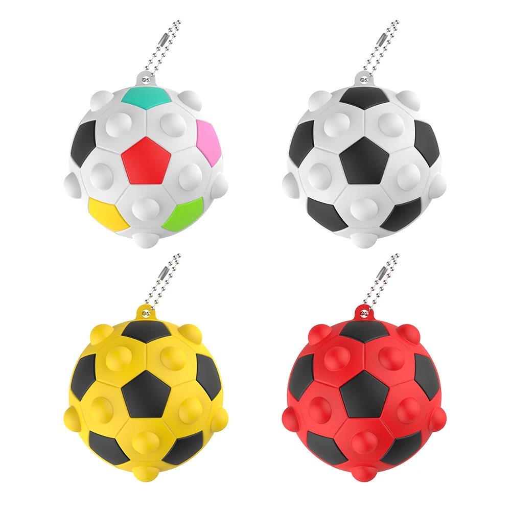 Fashion Football Fidget Ball Puzzle Decompression Suction Cup Kawaii Adult Sensory Decompression Squidopop Toy