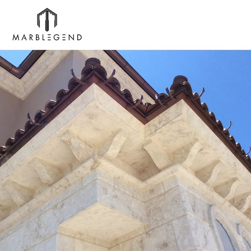 China Factory Exterior Wall Natural Stone Cornice Molding