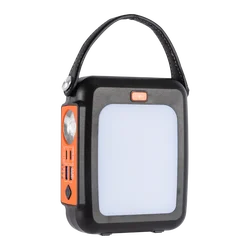 Led Portable Hand Cranked Outdoor Flashlight Rechargeable Folding Charger With Flashlight