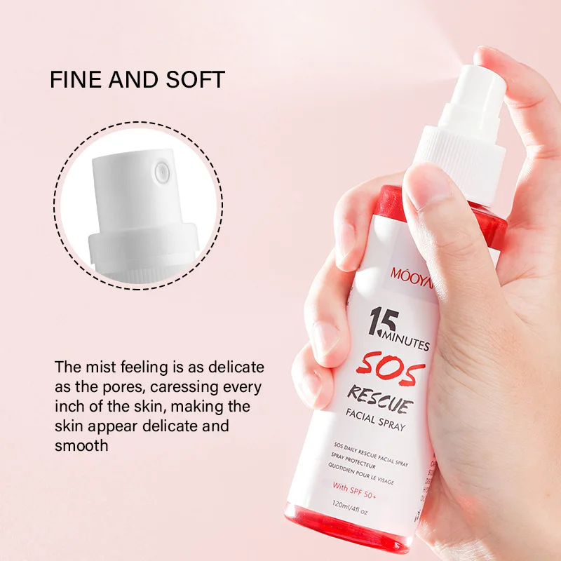 Mooyam 15 Minutes SOS Rescue Facial Spray Repair Facial Redness Essence Soothing Intensive Rescue Serum Facial Spray