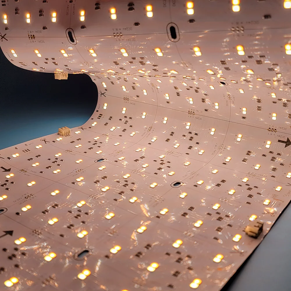 Cuttable Flex Light Panel 2835 24V 288LED Flexible LED Sheet Light For Backlight Lighting