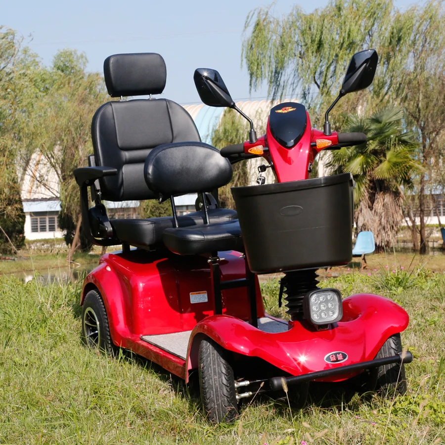 Traveling Balance Double Seats Golf Cart Mobility Scooter