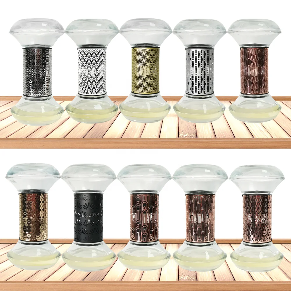 Wholesale custom luxury new design hourglass reed diffuser bottle home aroma scent diffusers