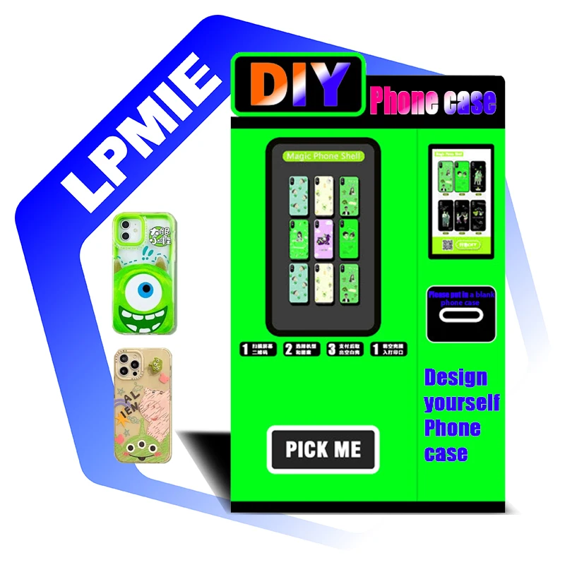 LPMIE 3D Phone case Customization Mobile Phone shell cover printer  Design by customers machine