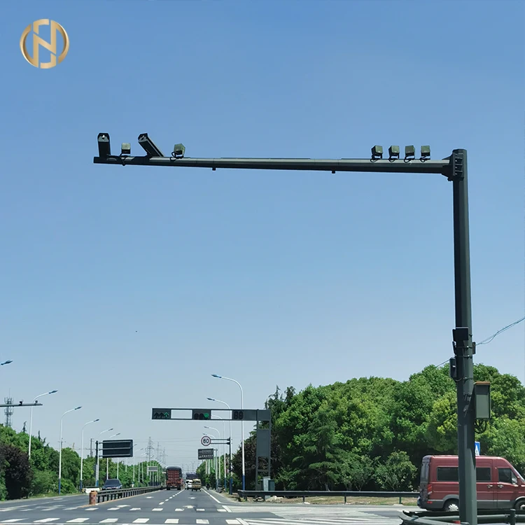 Yixing Futao Polygonal Pole With Cctv Camera Mast Column