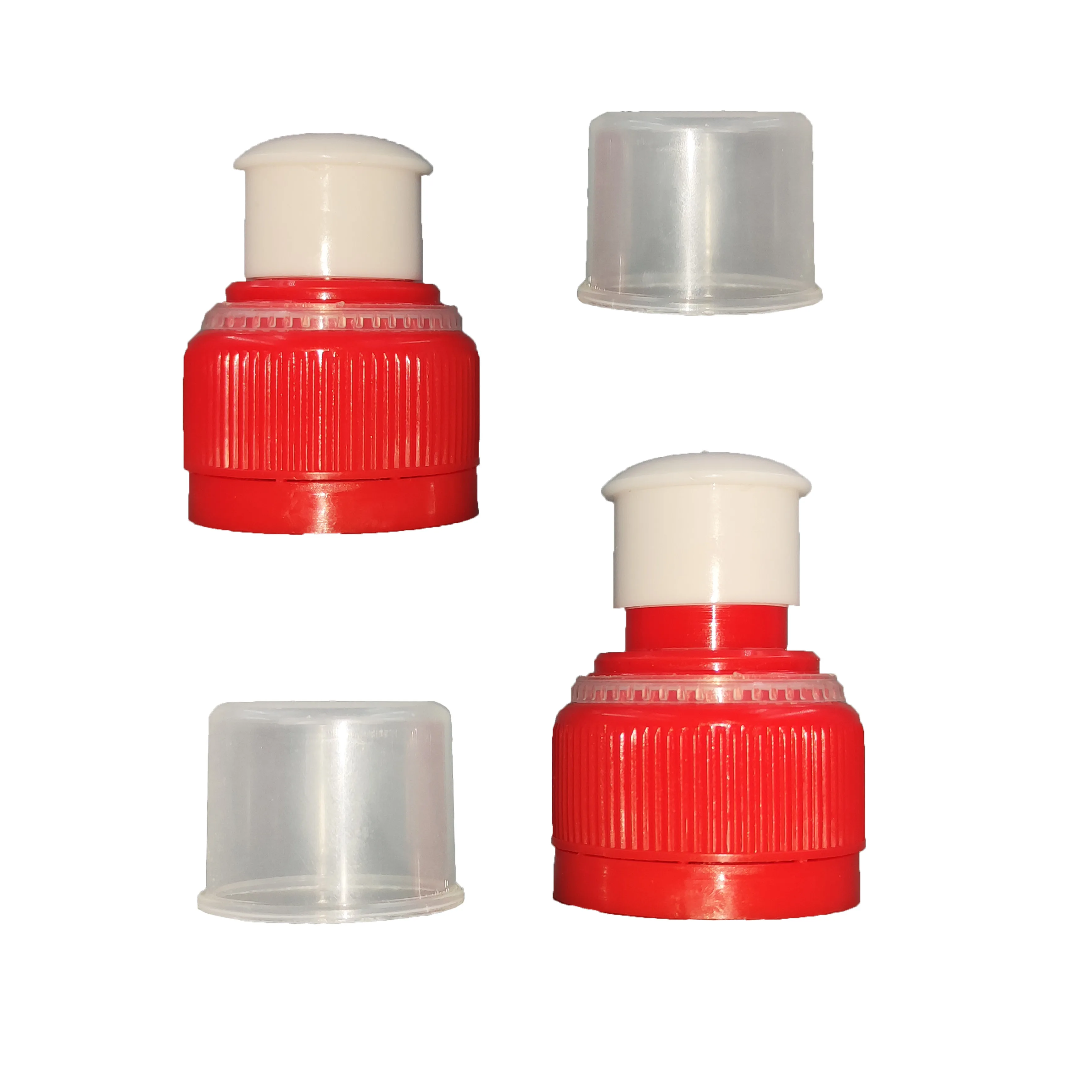 Hot sales 24 28 mm  24/410 28/410 Plastic Colorful  Bottle Cap non spill wholesale custom  pp lids supplier
