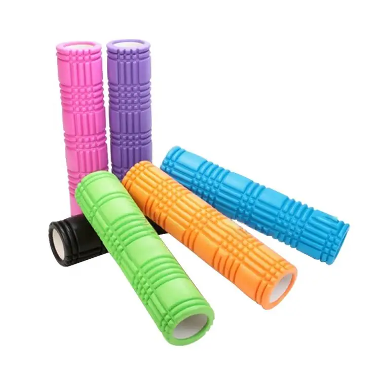 Yoga Wheel Roller Column Custom Logo Rodillo De Espuma Non Slip Fitness Equipment Eva Muscle Massage Foam Roller for Exercise