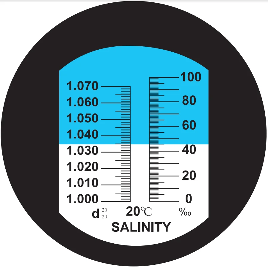 Salinity hand refractometer price with high accuracy  RHS-10ATC