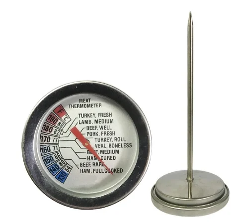 Kitchen Food  Cooking  Thermometer Probe Thermometer Food Meat Gauge BBQ Smoker Grill Dial Type
