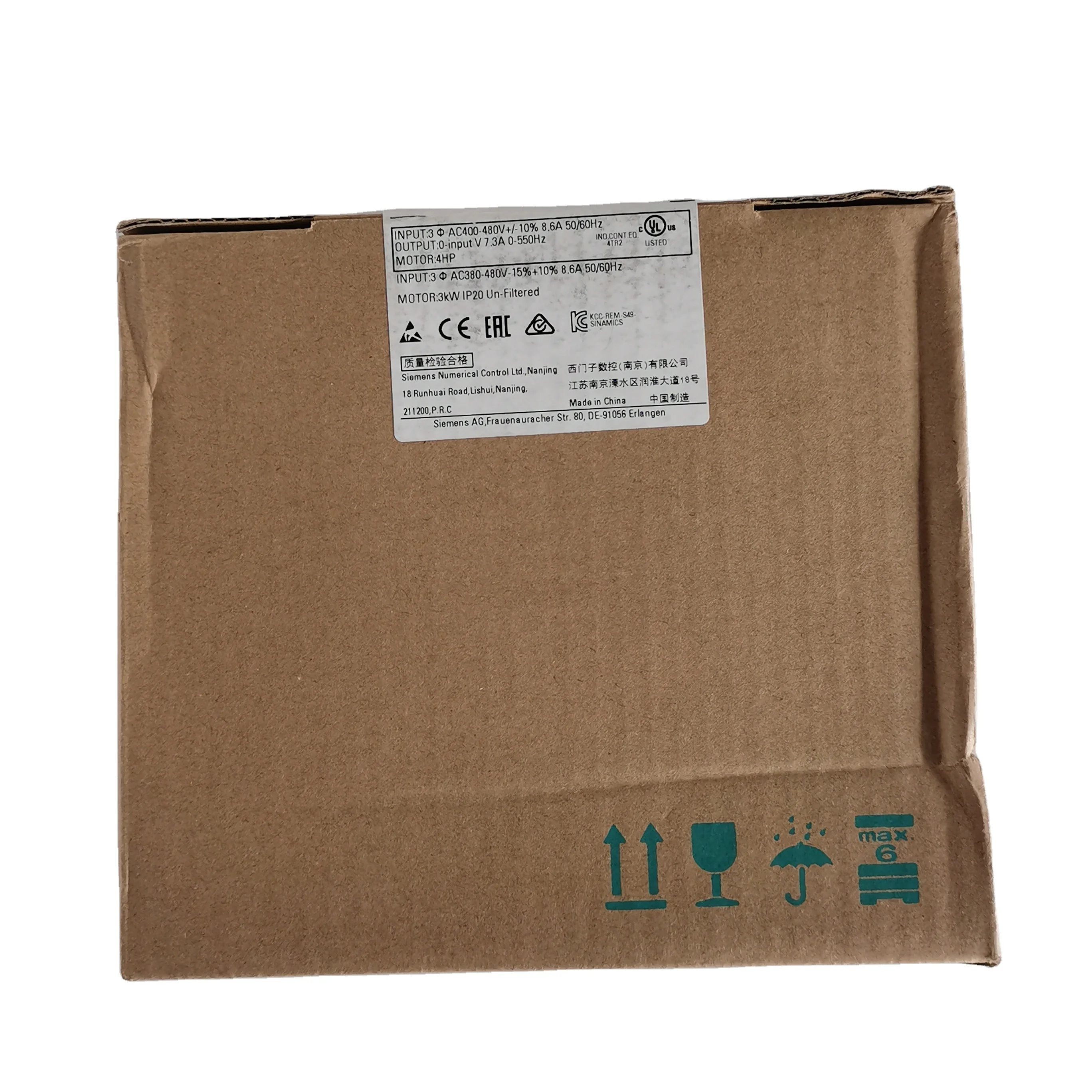 SIEMENS frequency transformer 6SL3210-5BE23-0UV0 in stock