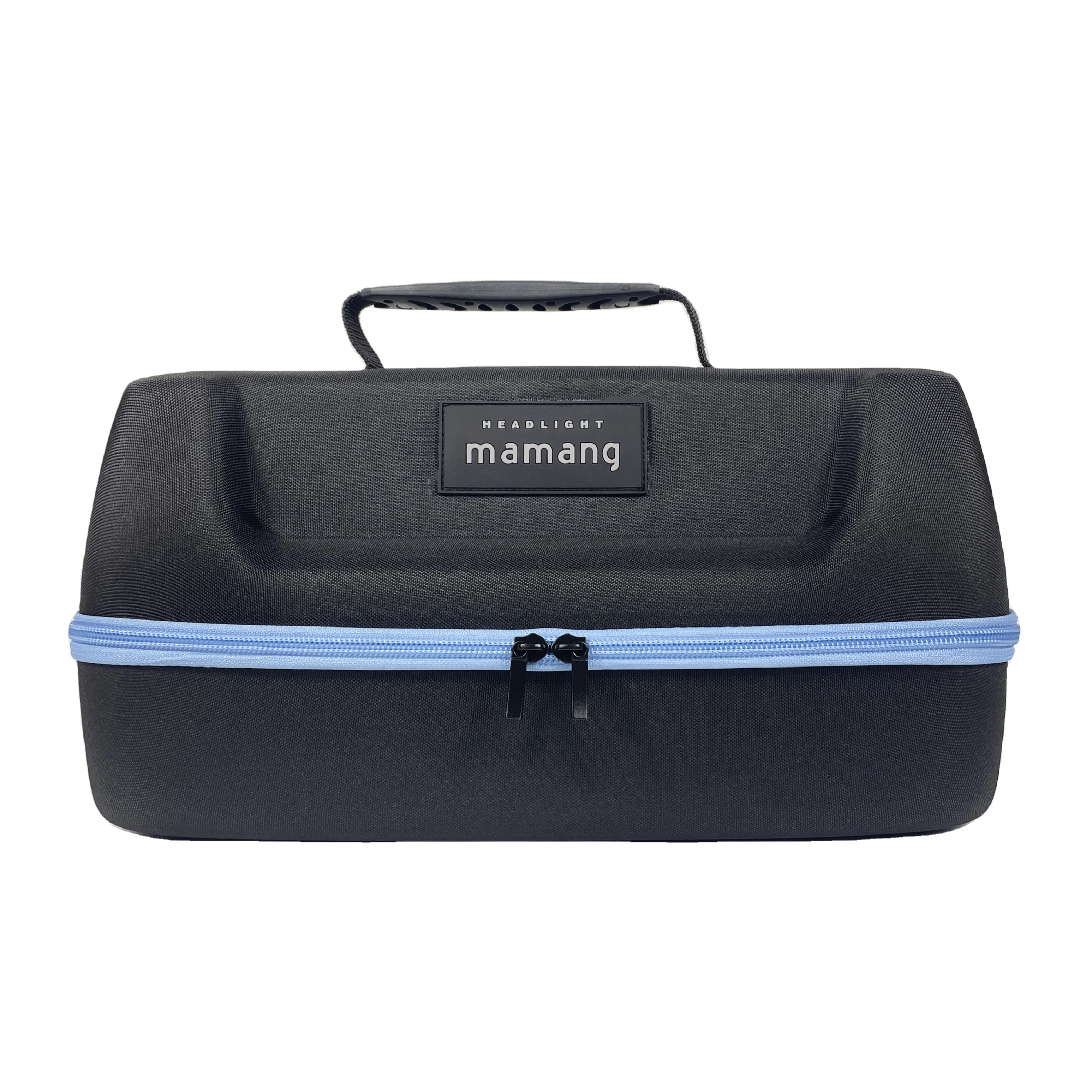 Medical headlights, handbags with zippers for easy carrying by surgeons on business trips