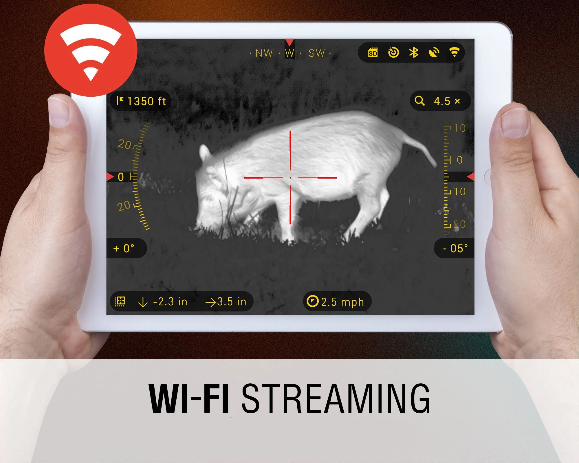 Hti A4 384*288 Cheap Clip On Thermal Infrared Night Thermal Monocular For Hunting