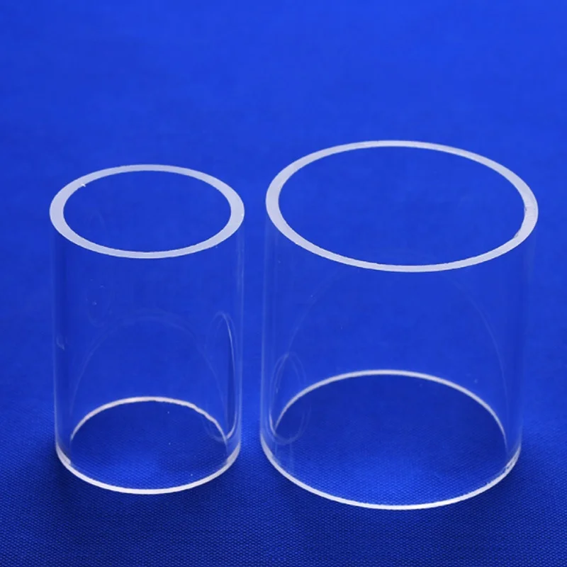 regular size 25mm 36mm 48mm 70mm Transparent ozone quartz tubes for ozone generator