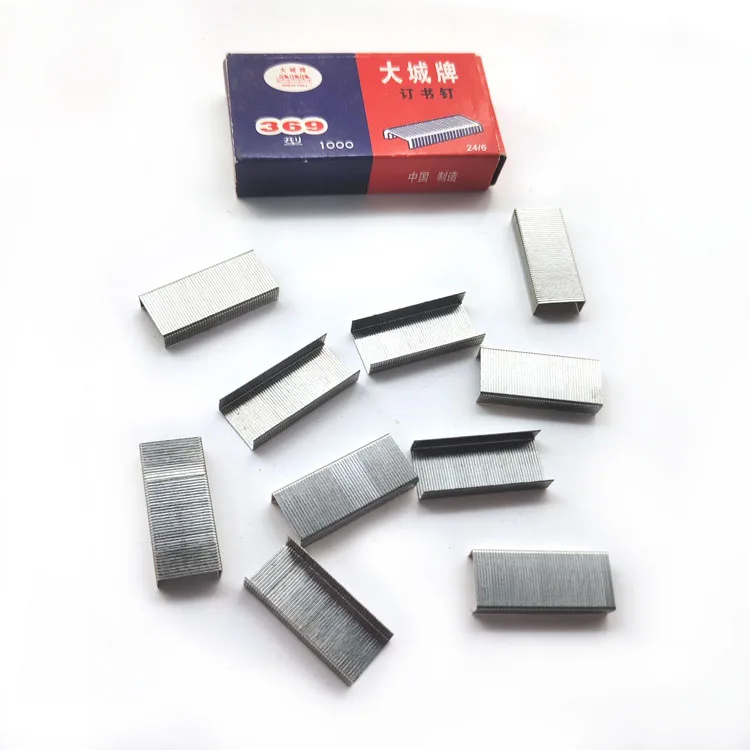 Factory Cheap Price Office Galvanized Standard Metal 24/6 Staples Pin For Office And School