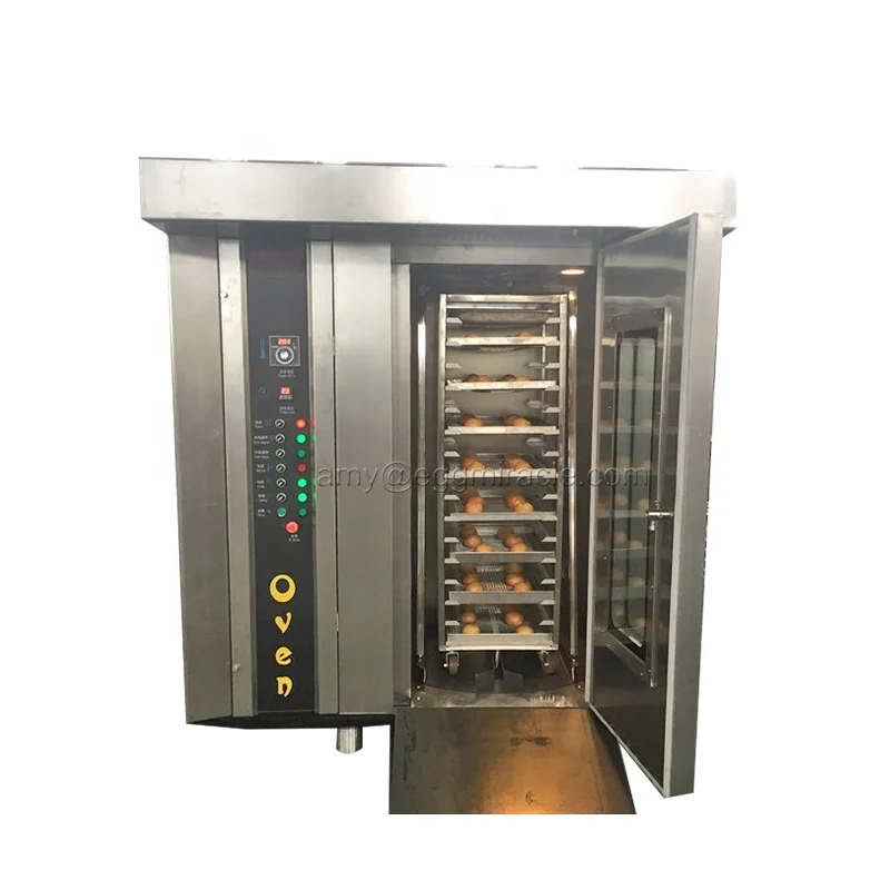 Commercial bakery equipment hot air rotary rack oven price