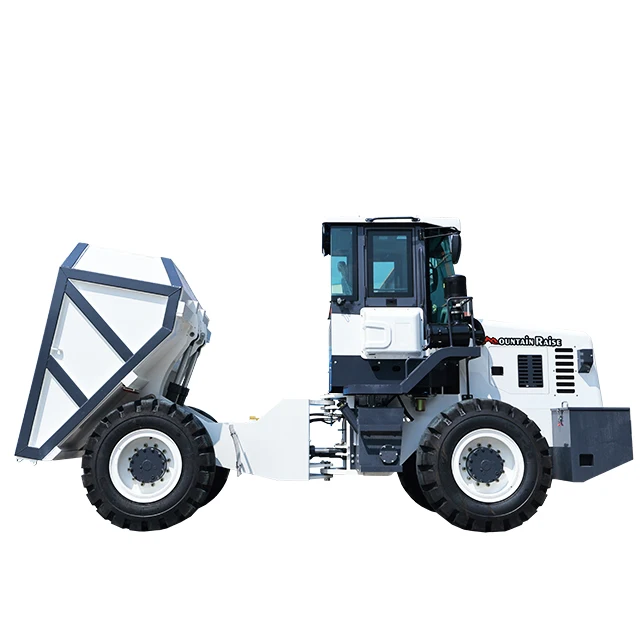 Mountain Raise Mini Fronted Loader Four Wheel Drive Dumper Garden Loaders Transporter Dumper