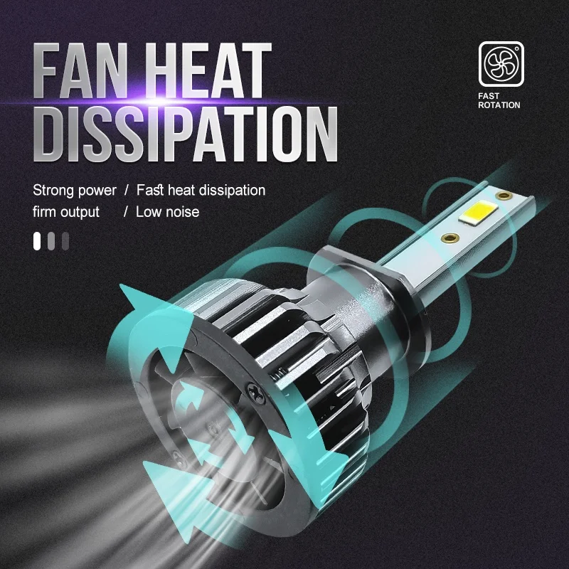 2022 Hot Sale Car LED Headlight C6 H11 H4 H7 Headlight Bulb 50W C6 LED Car Headlight