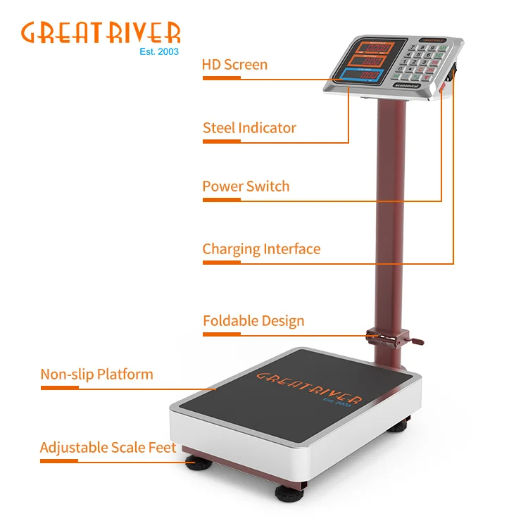 100/150/300kg factory led/lcd calibration tcs electronic price platform scale 300kg