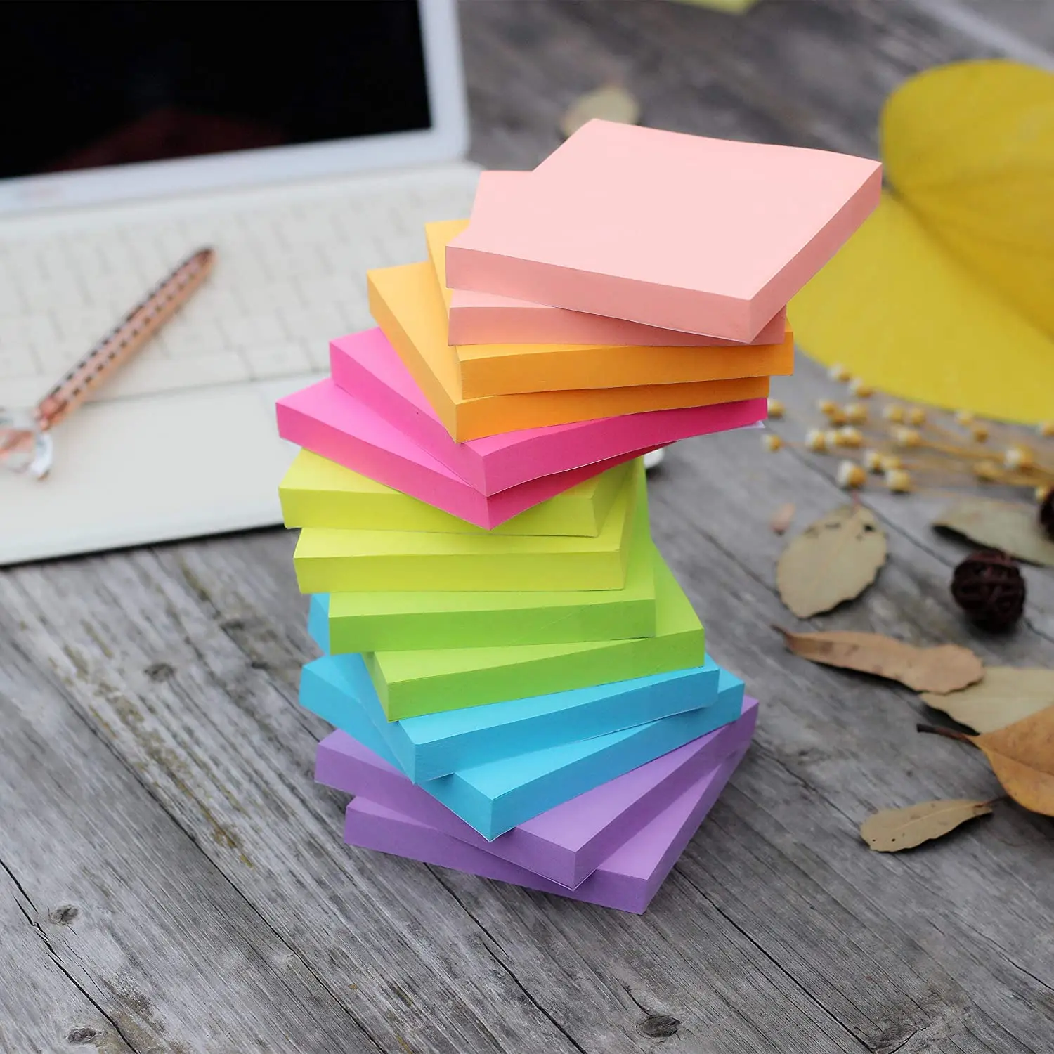 
Wholesale 3*3 100 Sheets Multicolor Sticky Notes Cute Custom square shape Memo Pads It and Post Bookmark 