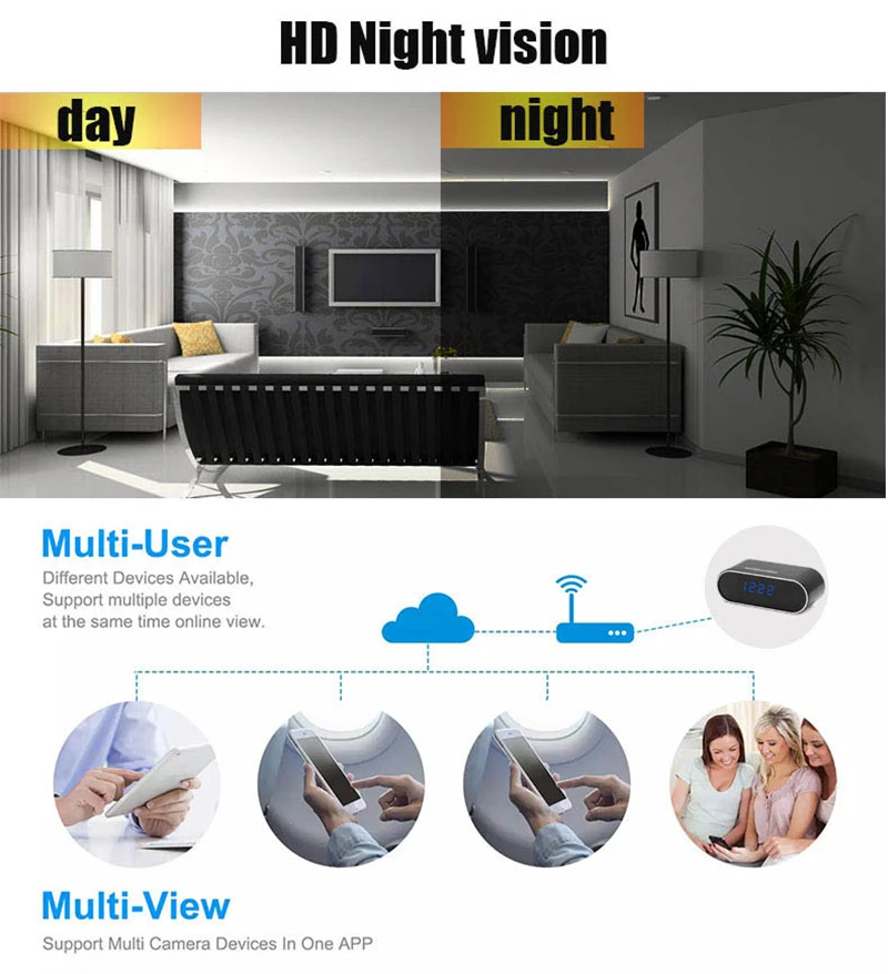 Newest 4K HD DIY Portable WiFi IP Mini Camera P2P Wireless Micro webcam Camcorder Video Recorder LookCam