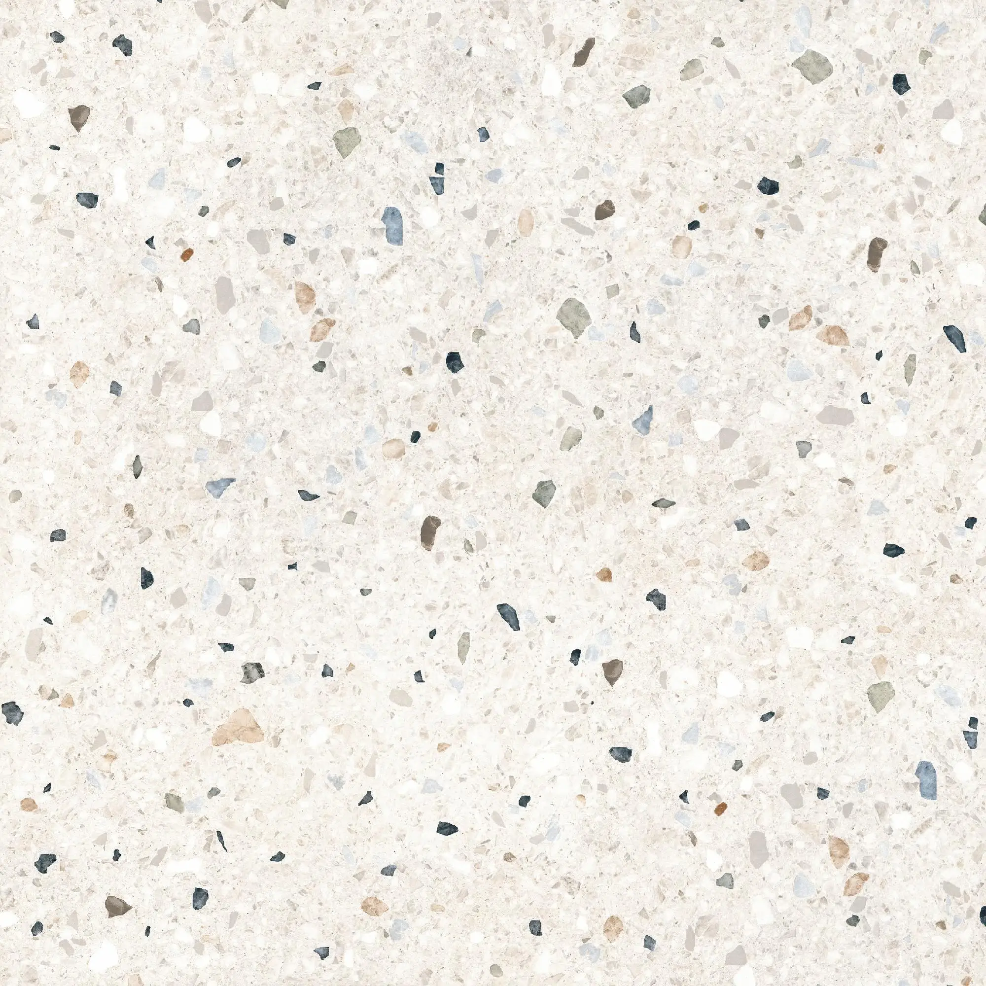 Hot Sale 60x60 Glossy Porcelain Polish White Pink Red Terrazzo Tile Carreaux de sol For Interior Floor And Wall Tiles