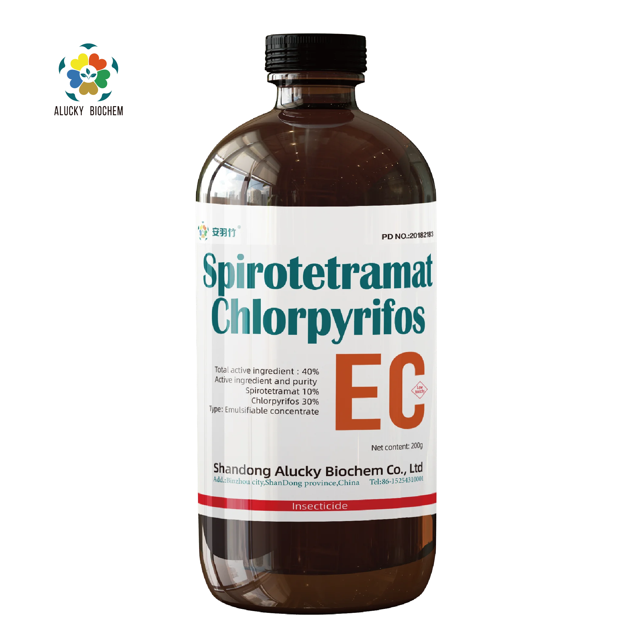 Pre-mixture Emulsifiable concentrate insektisida SE C21H27NO5 Spirotetramat 10% + Chlorpyrifos 30% EC   203313-25-1
