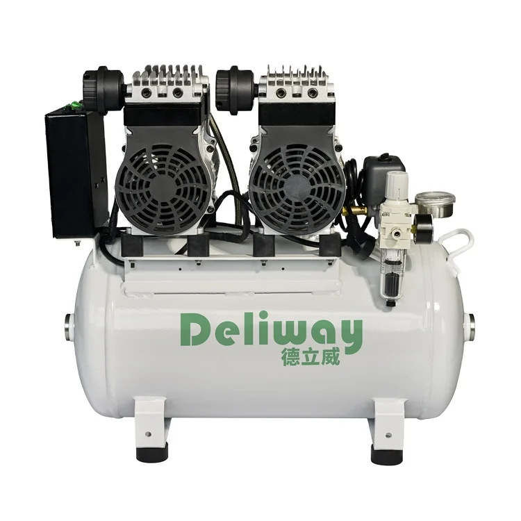 Deliway made 1HP 110V 60HZ 24 L no oil diy direct portable air compressor