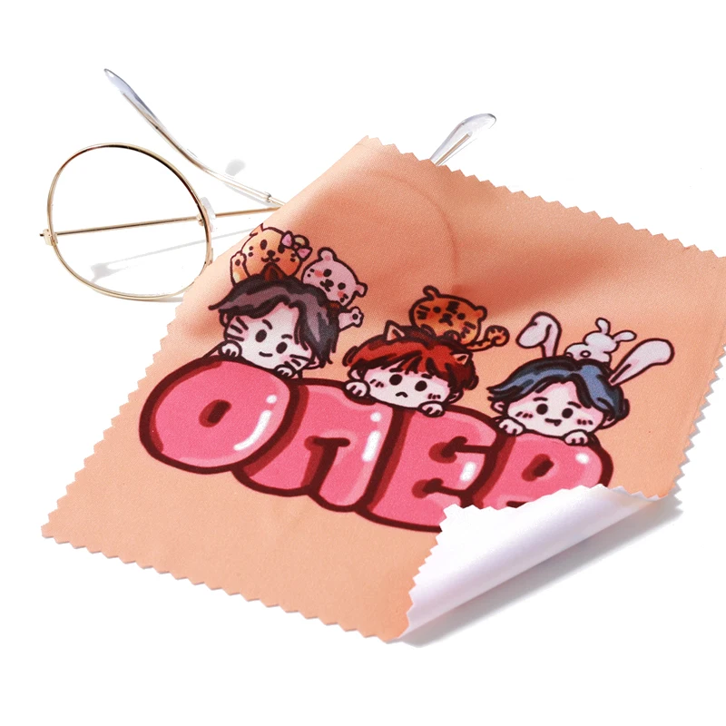Custom Microfiber Cleaning Cloth Eyeglasses Phone Screens Camera Lens Delicate Surfaces Cleaner Cloth
