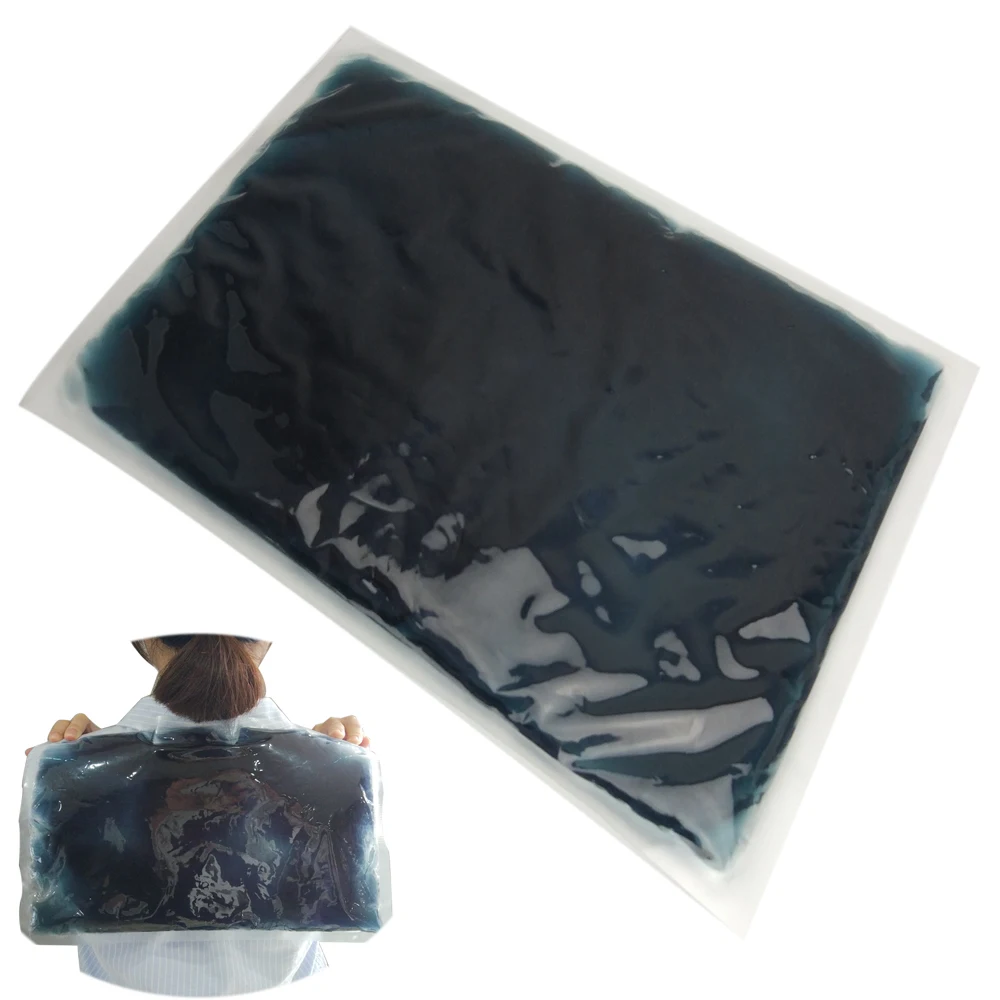 Paf Free Soft on Your Skin Cold Pack Ice Pad Cool Gel Pillow Cartoon Large Size of PE and Nylon Square Adults Head CN;GUA Black