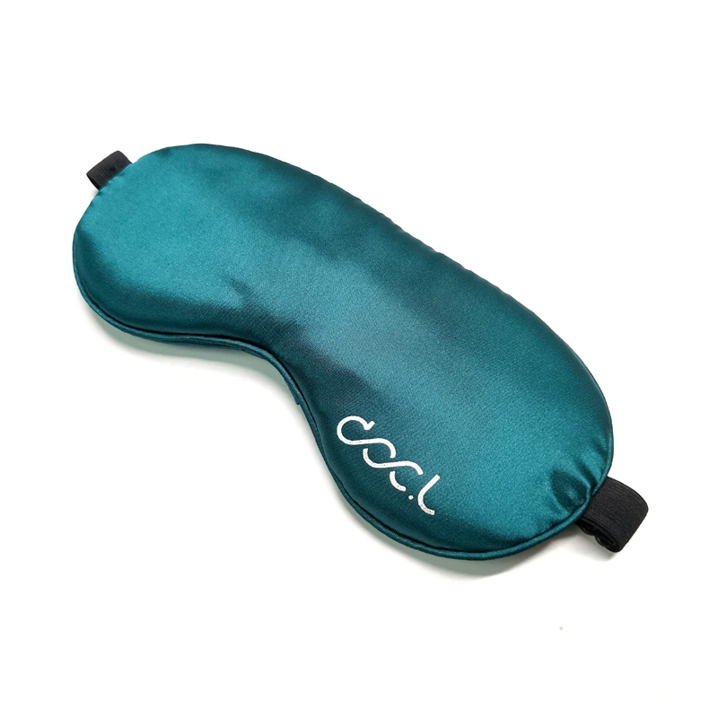 High quality silk satin eye mask for sleeping with custom logo