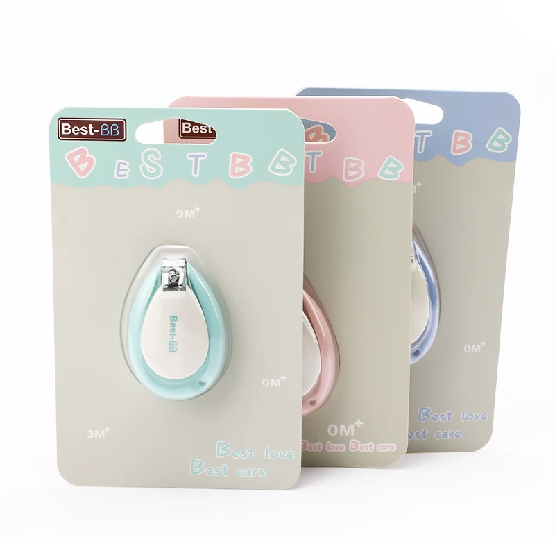 Baby nail scissors Carbon steel single set baby nail clippers baby care products anti-clipper meat nail clippers