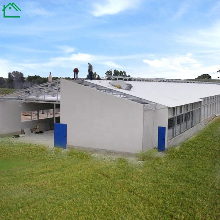 Сборная стальная конструкция для крупного рогатого скота, птицы, цыплят, овец