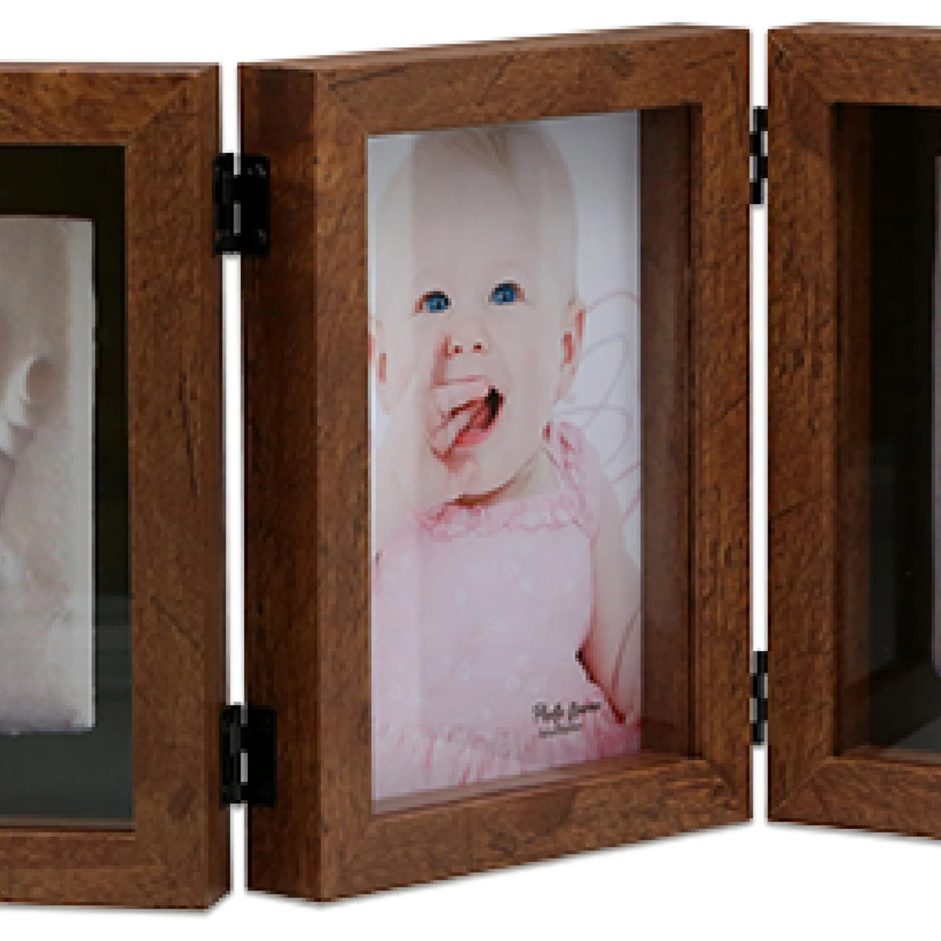 Newborn Handprint Footprint Gift Souvenir Photo Frame Baby Hand And