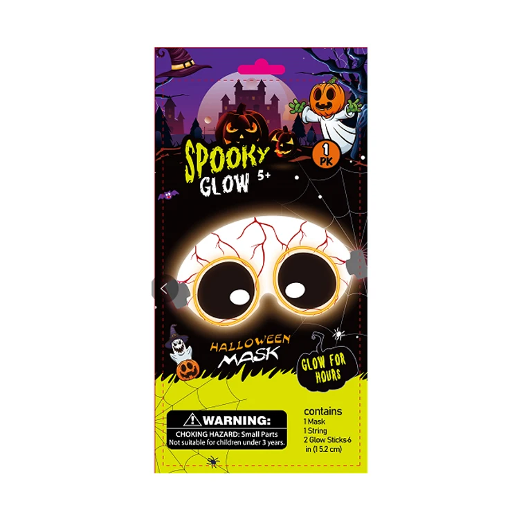 new arrival Halloween party favor horror glow mask in the dark