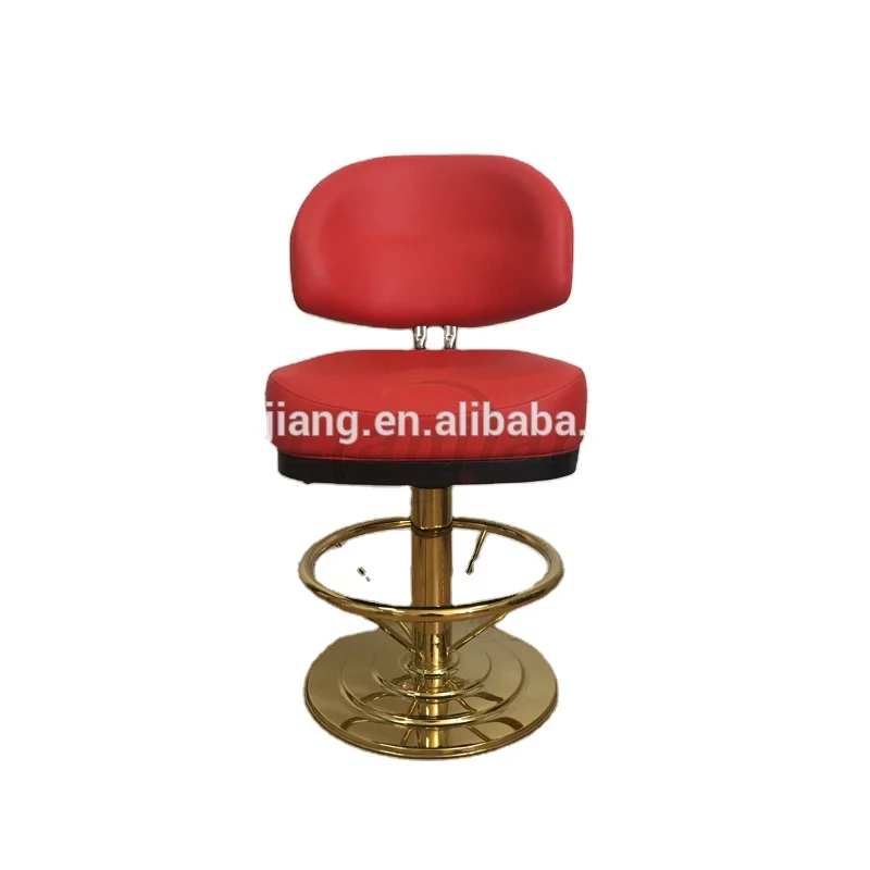 2020 Casino slots machine  Factory Direct Price Modern Design bar chair  leather Casino poker chairs