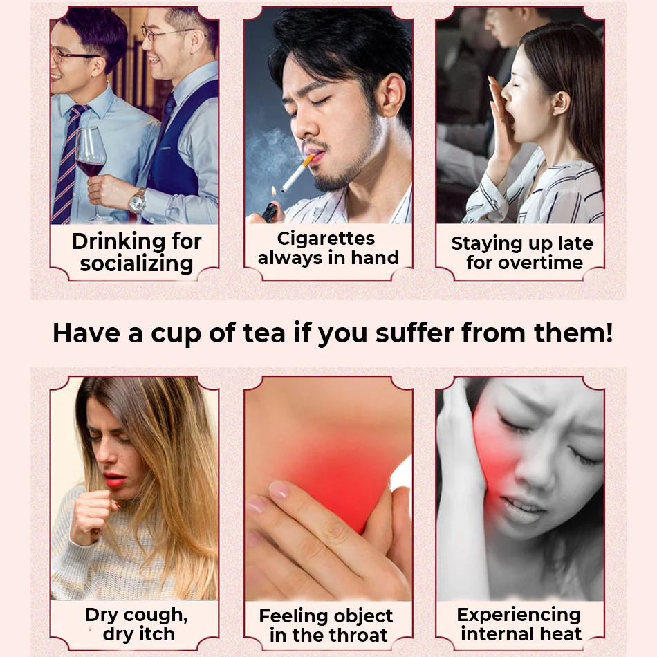 Natural herb organic tea bag Cleanse & Soothe tea for smokers