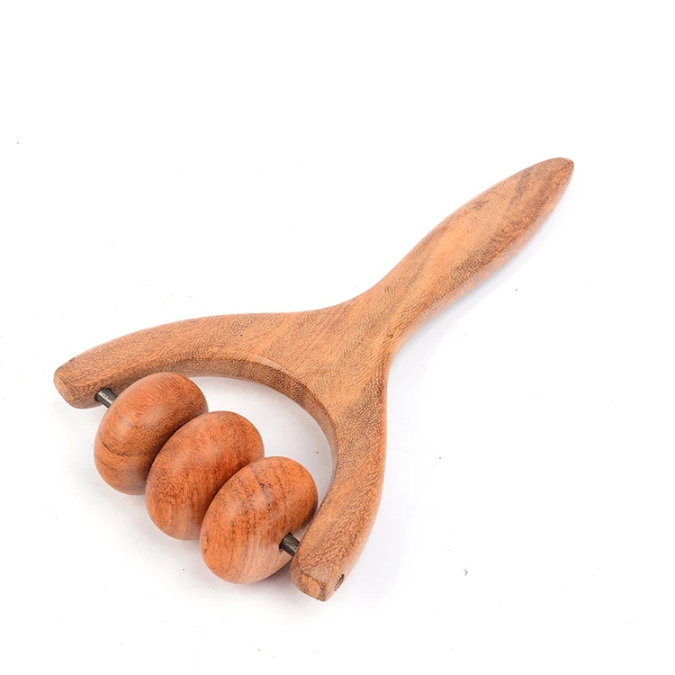 factory customized natural wood  massage kit neck massage massager products