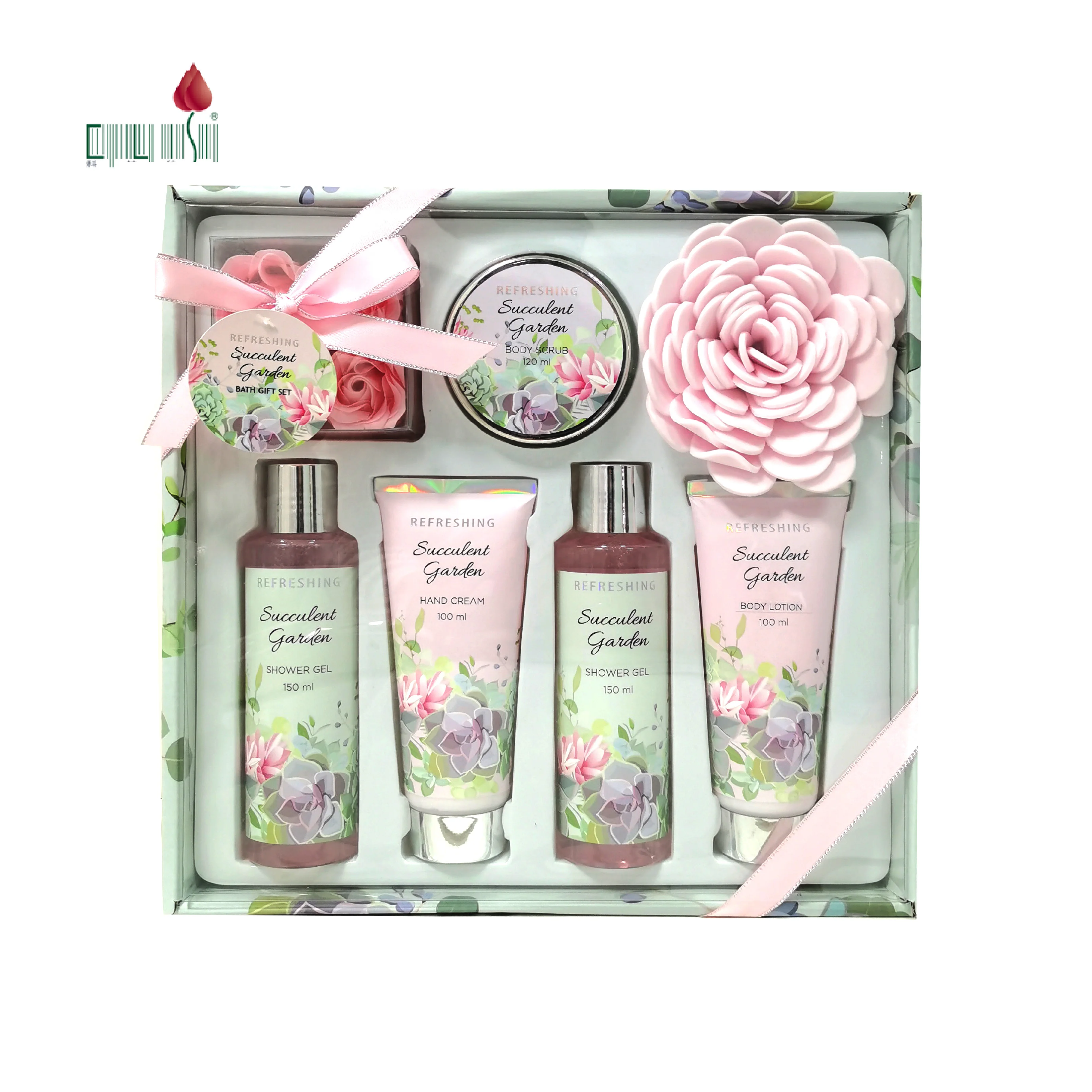 Hot Selling Wholesale Private Label Body Wash Shower Gel Body Care  Spa Bath  Gift Set For Women