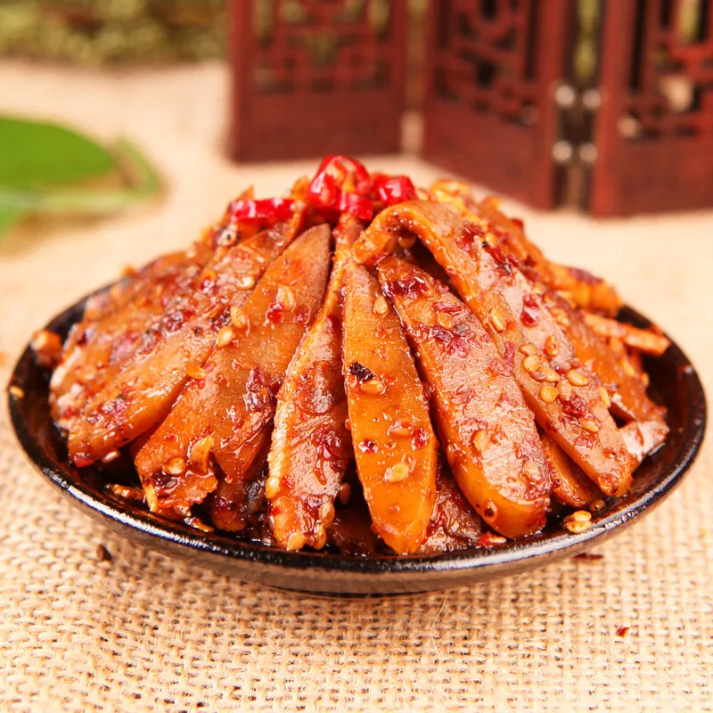 
Shu Dao Xiang China Snack Food Industry Bulk Items OEM Snack 30g Spicy Food Cooked Meat Paddywack 