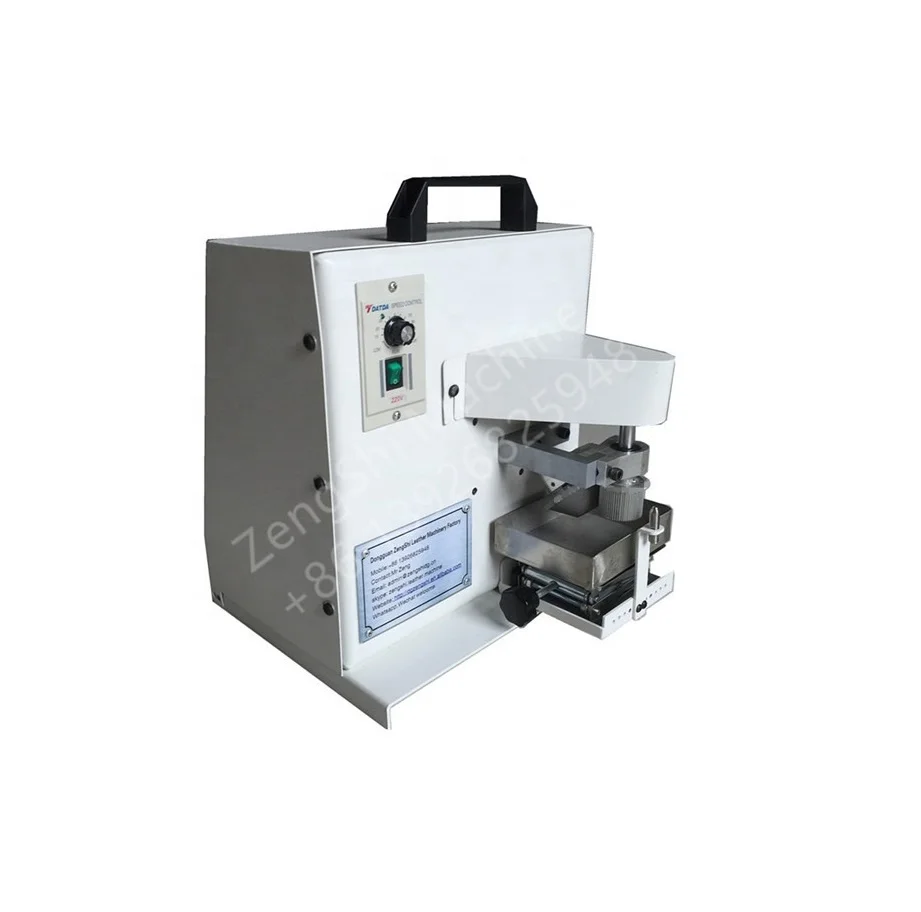 Отделочная машина для кожи с масляными краями