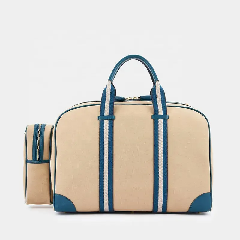 Hot Sell Luxury Customize Tennis Racket Bags Pickle Ball tote dufflel Bag Pickleball Bag With Leather Trims