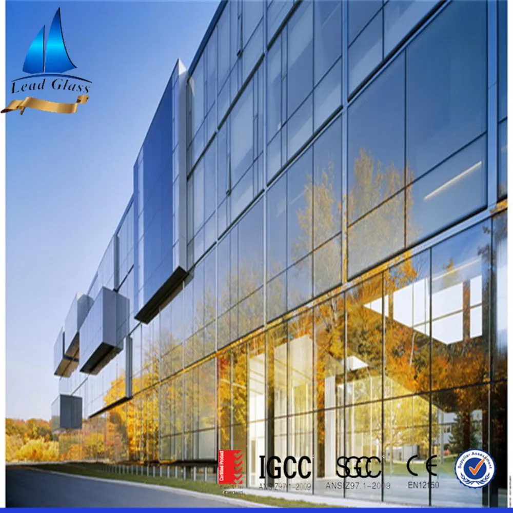 Clear SGP Laminated Glass for Facade Curtain Wall Windows